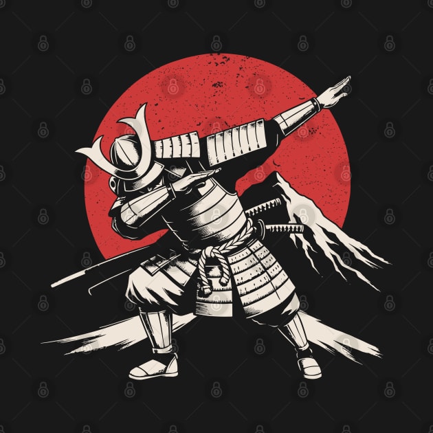 Dabbing Samurai Warrior by Yopi