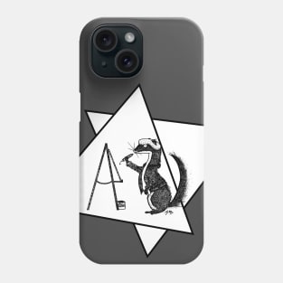 Special Easel Weasel has a Weasel Easel Phone Case