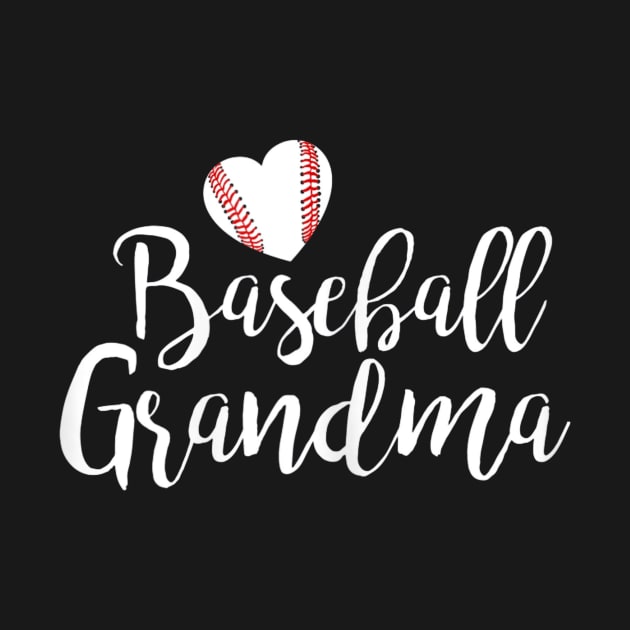 Baseball Grandma Shirt Mothers by Vigo