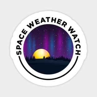 Space Weather Watch (Black Text) Magnet