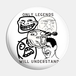 Memories of Old Memes Pin