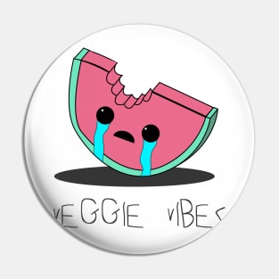 Crying Watermelon | Veggie vibes Pin