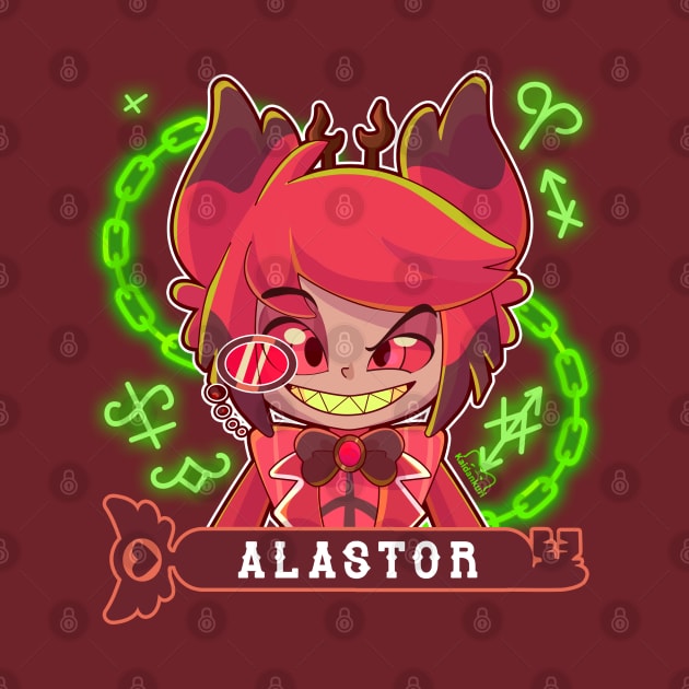 Alastor - Hazbin Hotel by Kaidankuri