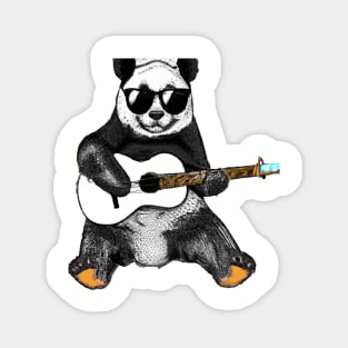 Guitar Panda Magnet