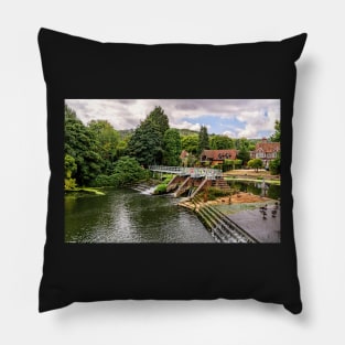 Streatley on Thames Weir Pillow