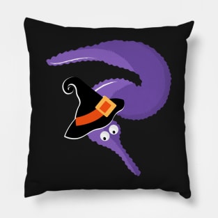 Halloween Worm on a string. Consciousness is an Illusion It's Worm Time Babey! Pillow