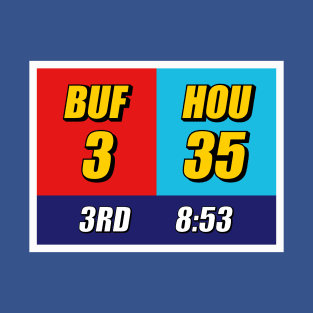 Buffalo vs. Houston • The Comeback Game T-Shirt