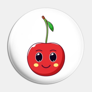 Cute Kawaii Cherry, Cartoon Ripe Fruit Pin