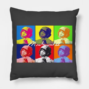 Muhammad Ali Pop Art Style Pillow