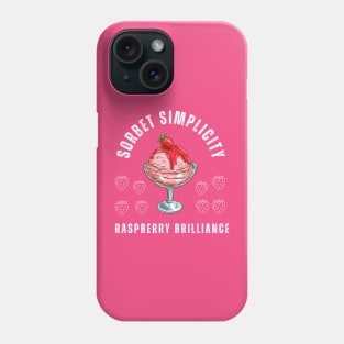 Raspberry Sorbet - Sorbet  Simplicity Phone Case