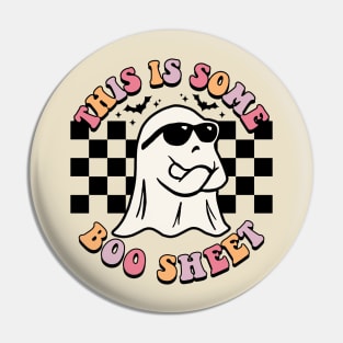 This Is Some Boo Sheet / Retro Halloween Pin