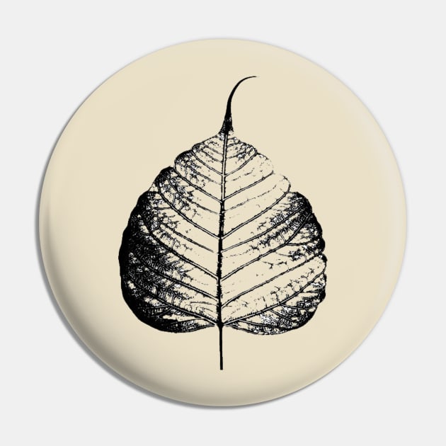 Bodhi Leaf Pin by junochaos