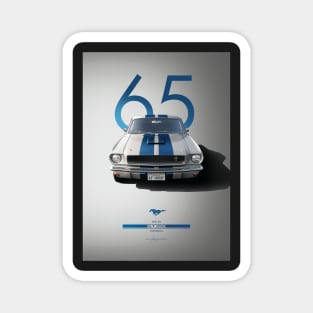 1965 Shelby GT350 Mustang Fastback Artwork Magnet