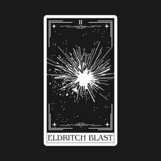 Eldritch Blast  Dnd 5e spells tarot card dungeons and dragons gift T-Shirt