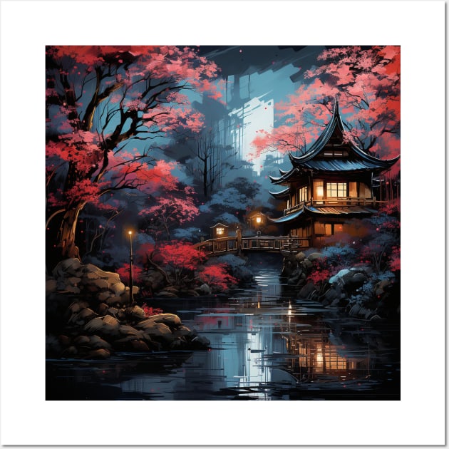 Japanese Painting 2, Japanese art, Japanese Landscape Painting | Art Print