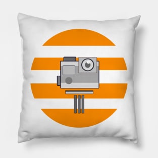 retro camera case  vintage Pillow