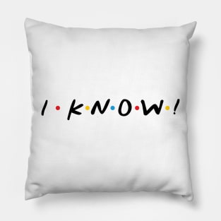 I Know! Pillow