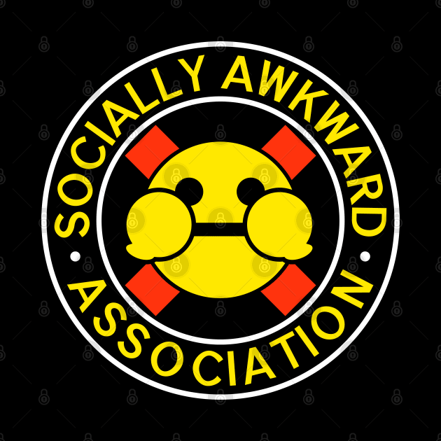 Socially Awkward Association Logo by Gold Wings Tees