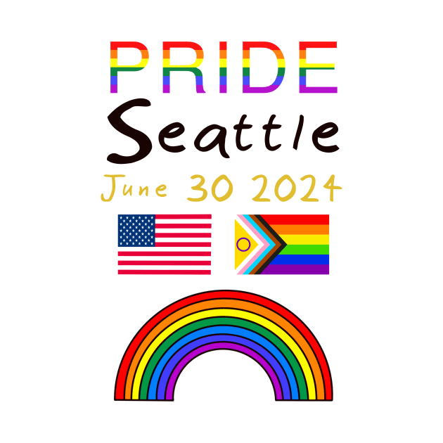 Pride Seattle USA 2024 by Hedgehog Bubbles