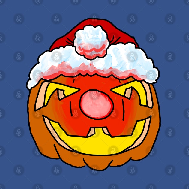 Jack The Red Nosed Jack O'Lantern by Halloran Illustrations