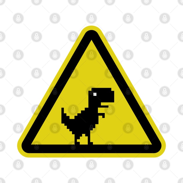Caution Chrome T-Rex! by Srankez-Couron