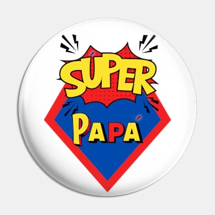 Súper DAD. Idea de regalo para papá en su día. Día del Padre Pin