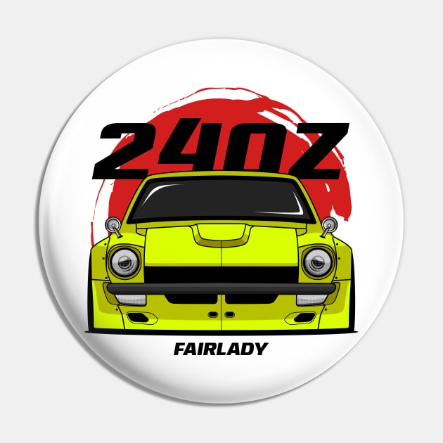 Yellow 240 Frldy Z Pin by GoldenTuners