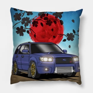 Subaru Forester XT STi (2007) Japanese Art Style Pillow