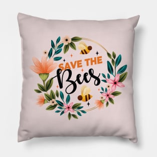 Save The Bees Pillow