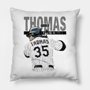 Frank Thomas Chicago W Sketch Pillow