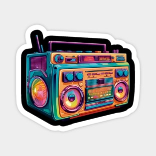 Boombox retro 90's 80's vintage Style Magnet