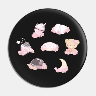 Cherry Blossom Collection Sticker Sheet Pin