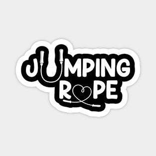 Jumping Rope Rope Design for proud Rope Jumpers Magnet