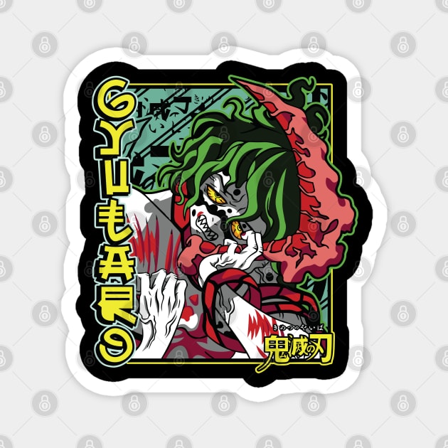 Gyutaro Upper Moon 6 - Demon Slayer: Kimetsu no Yaiba Magnet by Otaku Vibes