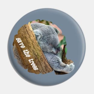 Save the Trees Pin