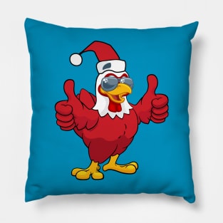 Chicken Christmas Party Pillow