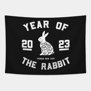 Vintage Year of the rabbit 2023 Tapestry