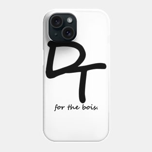 Black Logo with Slogan Phone Case