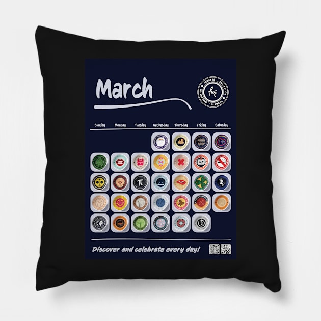 Today is Collection - March Edition Pillow by lvrdesign