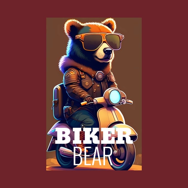 Biker Bear by Oneness Creations