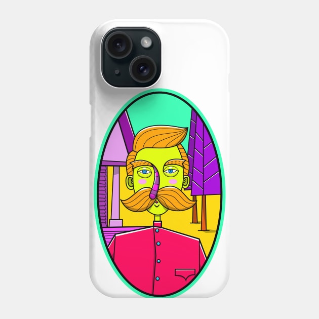 Mister Moustache T-Shirt Phone Case by kreasimalam