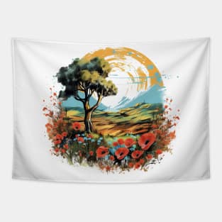 Blooming Harmony Tapestry