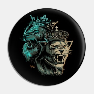 Lion & Lioness King and Queen Pin