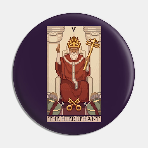 The Hierophant Pin by cheeseekins