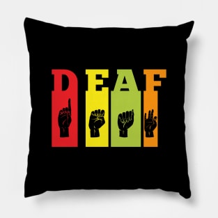 Deaf Sign Language For International Awareness Pillow