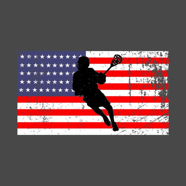 Lacrosse American Flag by iloveducks11