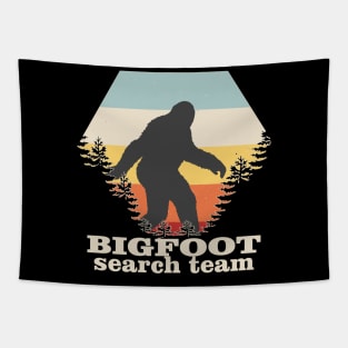 Bigfoot Search Team and Sasquatch T Shirts Tapestry