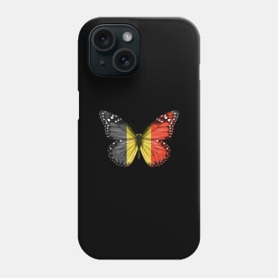 Belgian Flag  Butterfly - Gift for Belgian From Belgium Phone Case