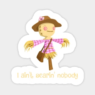 Totally Unscary Scarecrow Magnet