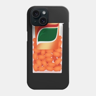 Orange flavoured mint candy illustration Phone Case